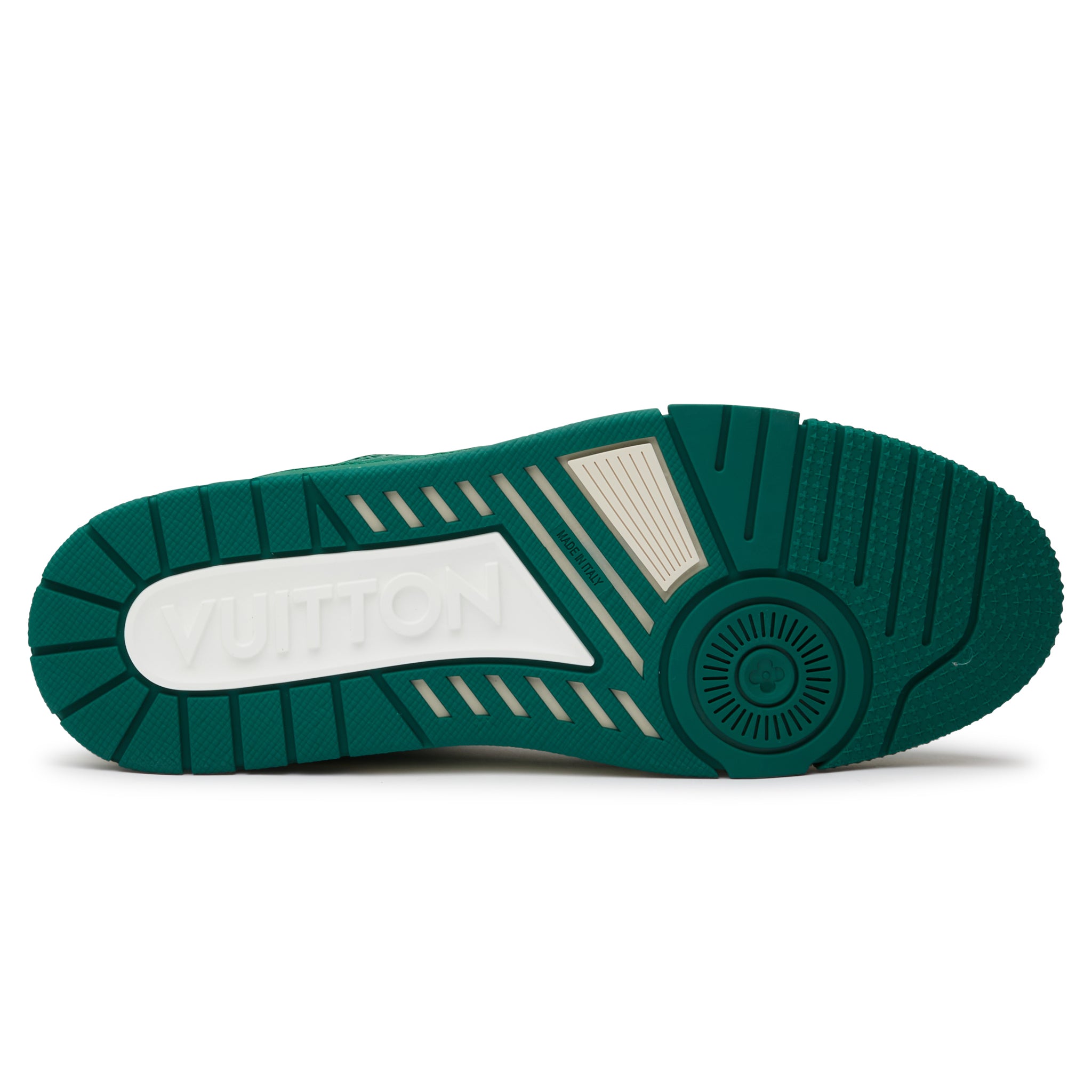 Image of Louis Vuitton LV Trainer White Green Sneaker